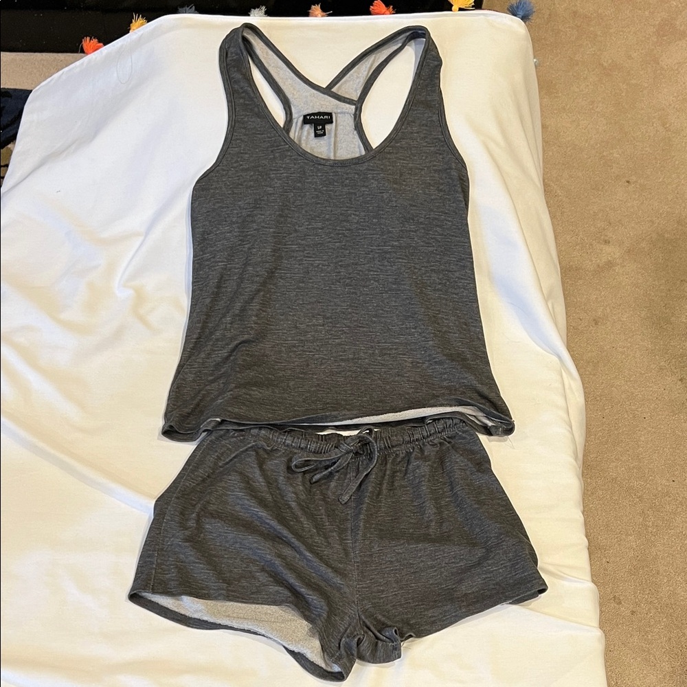 Tahari Charcoal Women's Pajama Set